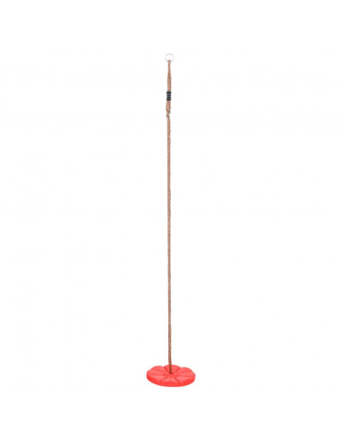 Altalena con Piattaforma 200 cm Rosso