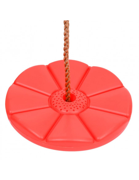 Altalena con Piattaforma 200 cm Rosso