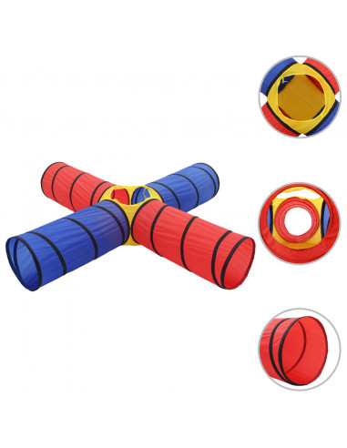 Tunnel da Gioco per Bambini con 250 Palline Multicolore