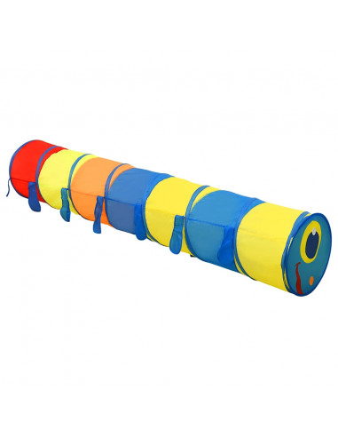 Tunnel da Gioco per Bambini Multicolore 145 cm in Poliestere