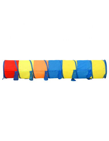 Tunnel Gioco Bambini 250 Palline Multicolore 245 cm Poliestere