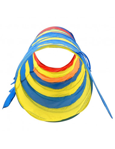 Tunnel Gioco Bambini 250 Palline Multicolore 245 cm Poliestere