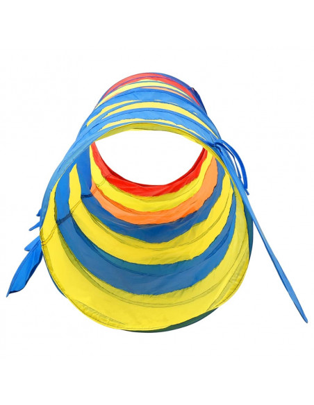 Tunnel Gioco Bambini 250 Palline Multicolore 245 cm Poliestere