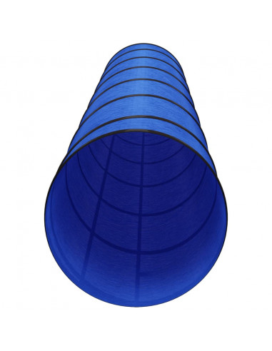 Tunnel per Cani Blu Ø 50x300 cm in Poliestere