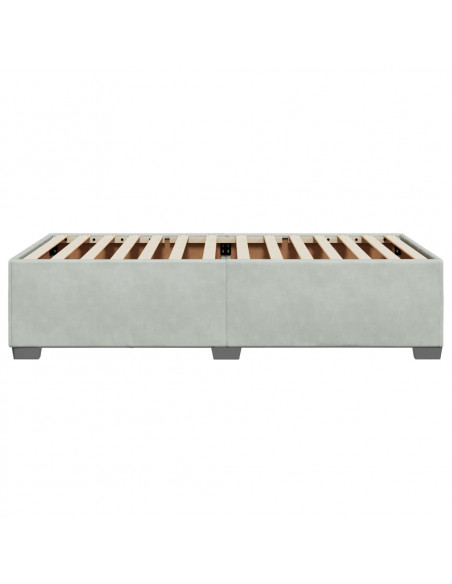 Giroletto Grigio Chiaro 90x190 cm in Velluto