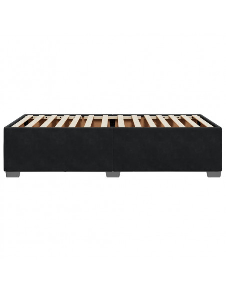 Giroletto Nero 90x190 cm in Velluto