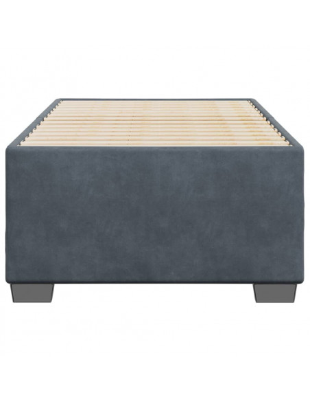 Giroletto Grigio Scuro 90x200 cm in Velluto