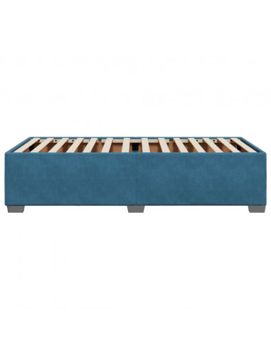 Giroletto Blu 100x200 cm in Velluto