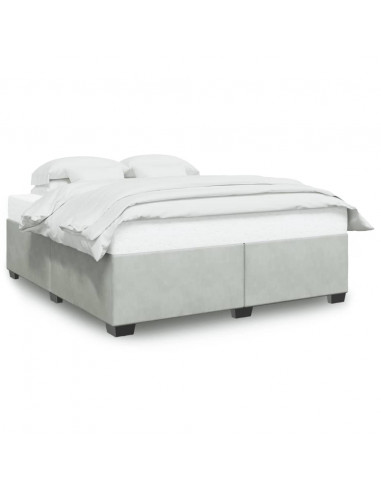 Giroletto Grigio Chiaro 200x200 cm in Velluto