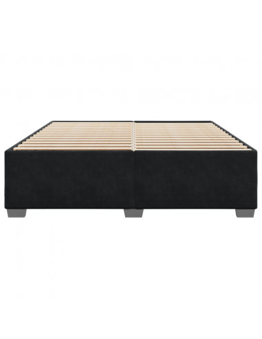 Giroletto Nero 200x200 cm in Velluto