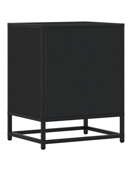 Comodini 2 pz Neri 40x31x50 in Truciolato