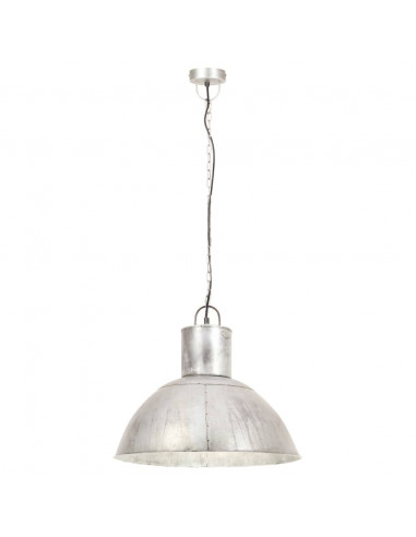 Lampada a Sospensione 25 W Argento Rotonda 48 cm E27