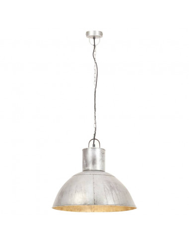 Lampada a Sospensione 25 W Argento Rotonda 48 cm E27