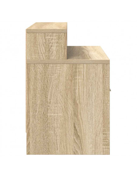 Comodino con Cassetto Rovere Sonoma 51x31x47 cm