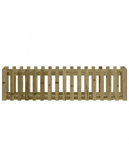 Fioriera da Giardino Recinzione 200x50x50cm Pino Impregnato
