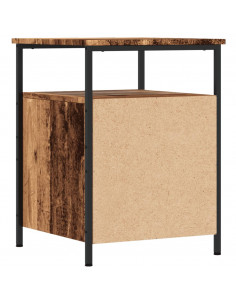 Comodino Legno Antico 44x45x60 cm in Legno Multistrato