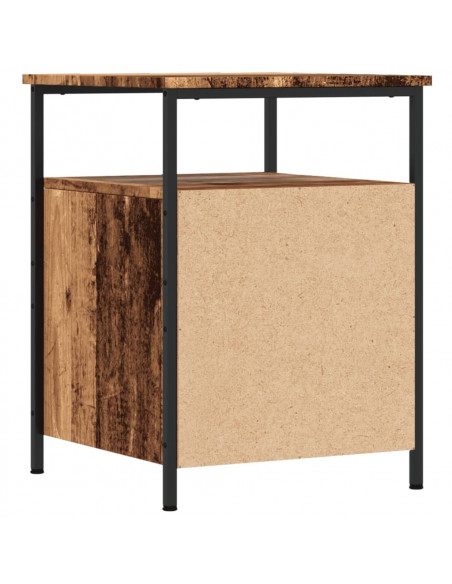 Comodino Legno Antico 44x45x60 cm in Legno Multistrato