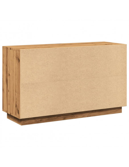 Credenza Rovere Artigianale 102x35x60 cm in Legno Multistrato