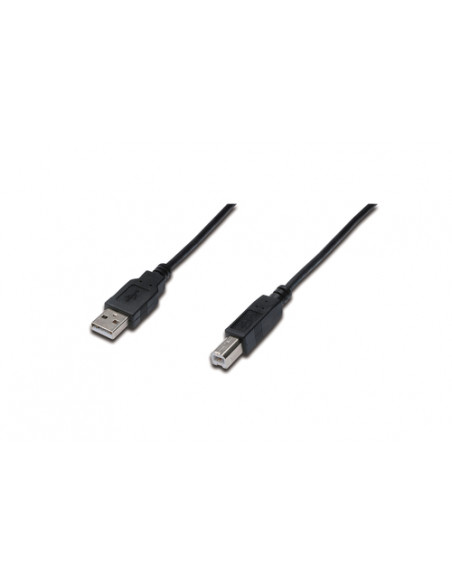 DIGITUS CAVO USB 2.0, A/B, M/M, NERO, 1,8MT