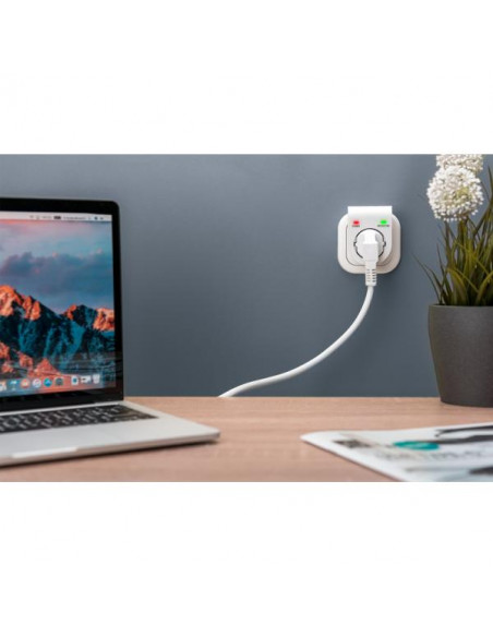 Digitus DN-95400 protezione da sovraccarico 1 presa(e) AC 230 V Bianco