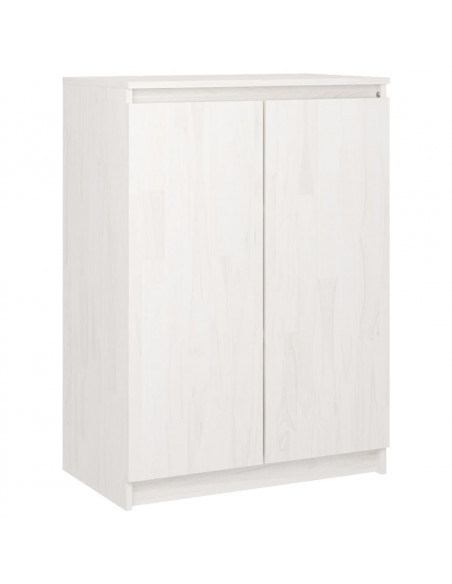 Credenze 3 pz in Legno Massello di Pino Bianco