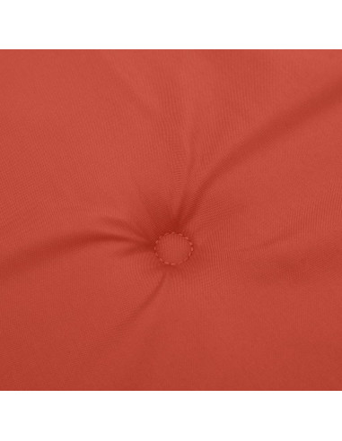 Cuscino Panca da Giardino Rosso Mélange 180x50x7 cm in Tessuto