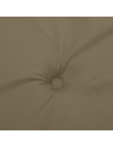 Cuscino Panca da Giardino Tortora Mélange 150x50x7cm in Tessuto