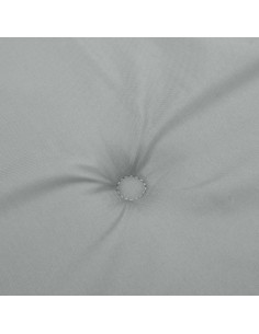 Cuscino Panca Giardino Grigio Chiaro Mélange 150x50x7cm Tessuto