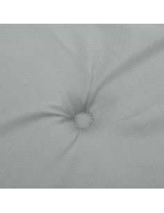 Cuscino Panca Giardino Grigio Chiaro Mélange 180x50x7cm Tessuto