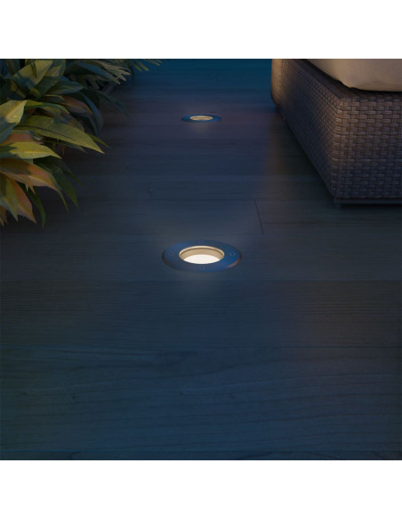 Faretti Carrabili da Esterno a LED 3 pz Rotondi