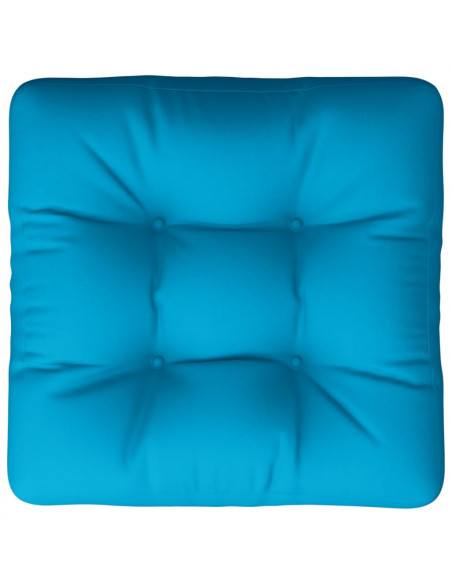 Cuscino per Pallet Azzurro 58x58x10 cm in Tessuto