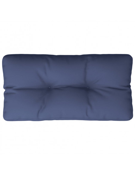 Cuscino per Pallet Blu Marino 70x40x12 cm in Tessuto Oxford