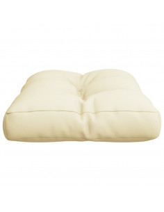 Cuscino per Pallet Crema 60x40x12 cm in Tessuto