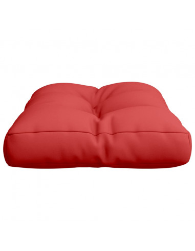Cuscino per Pallet Rosso 50x40x12 cm in Tessuto