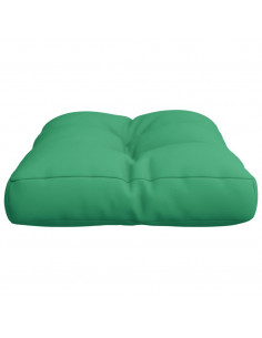 Cuscino per Pallet Verde 60x40x12 cm in Tessuto