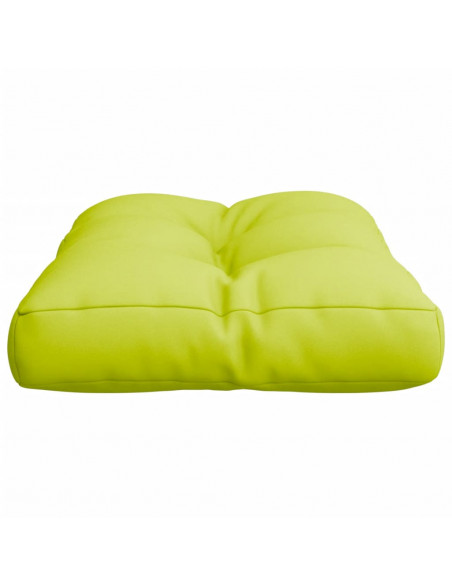 Cuscino per Pallet Verde Brillante 60x40x12 cm in Tessuto