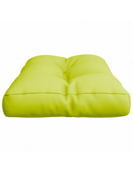 Cuscino per Pallet Verde Brillante 70x40x12 cm in Tessuto