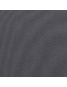 Cuscino per Panca Antracite 180x50x7 cm in Tessuto Oxford