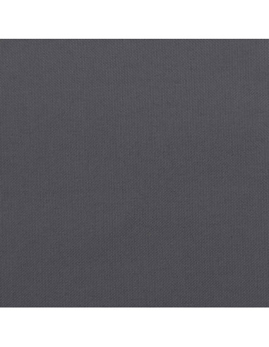 Cuscino per Panca Antracite 180x50x7 cm in Tessuto Oxford