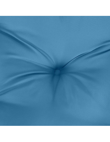 Cuscino per Panca da Giardino Blu Mélange 120x50x7cm in Tessuto