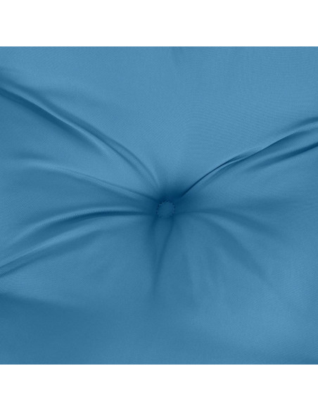 Cuscino per Panca da Giardino Blu Mélange 120x50x7cm in Tessuto