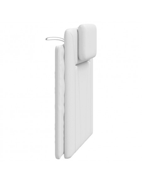 Cuscino Testiera Bianco 80 cm in Similpelle