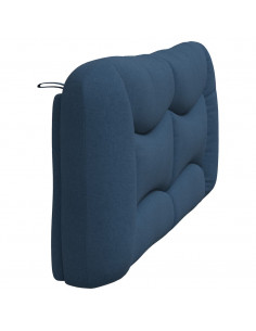 Cuscino Testiera Blu 180 cm in Tessuto