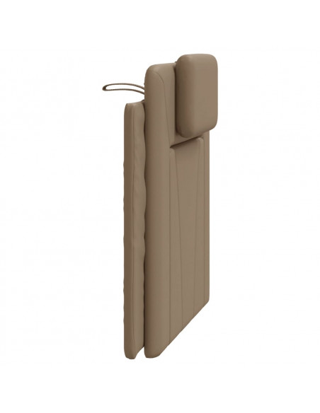 Cuscino Testiera Cappuccino 80 cm in Similpelle