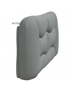 Cuscino Testiera Grigio Chiaro 160 cm in Tessuto