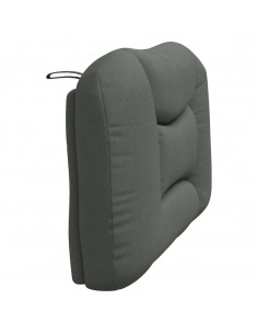Cuscino Testiera Grigio Scuro 100 cm in Tessuto