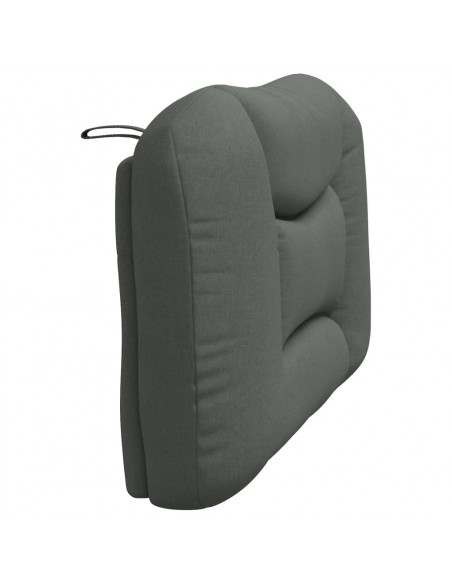 Cuscino Testiera Grigio Scuro 100 cm in Tessuto