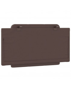 Cuscino Testiera Marrone 100 cm in Similpelle