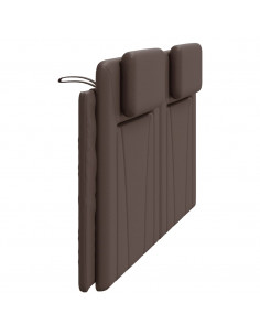 Cuscino Testiera Marrone 180 cm in Similpelle
