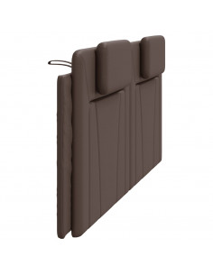 Cuscino Testiera Marrone 200 cm in Similpelle